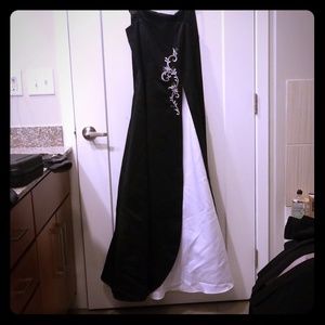 Black and White Formal Dress